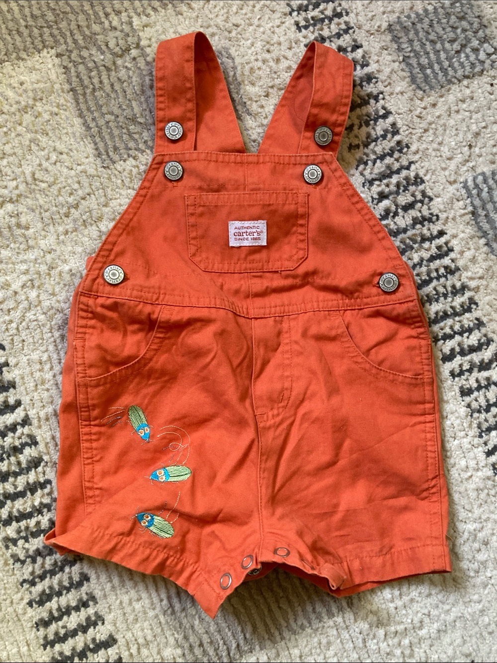 Carter's Vintage Eric Carle Shortalls